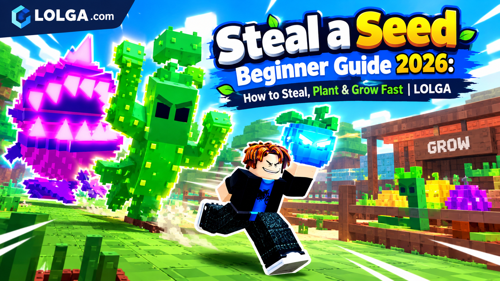 Steal a Seed Beginner Guide 2026: How to Steal, Plant & Grow Fast | LOLGA